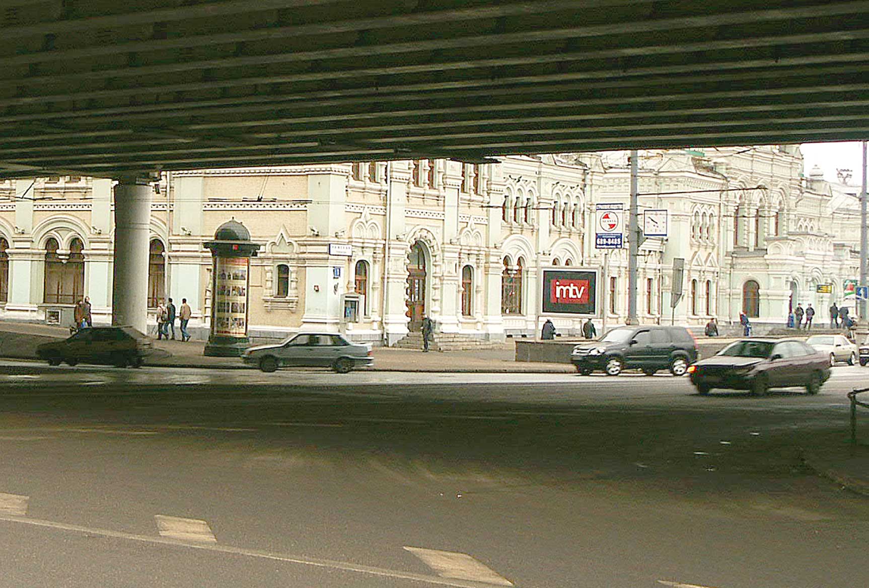 Фотография рекламного носителя, тип: Пиллар 3x1.4, адрес: Рижская пл. Х Сущевский Вал ул., Москва, Россия. Сторона B №12108