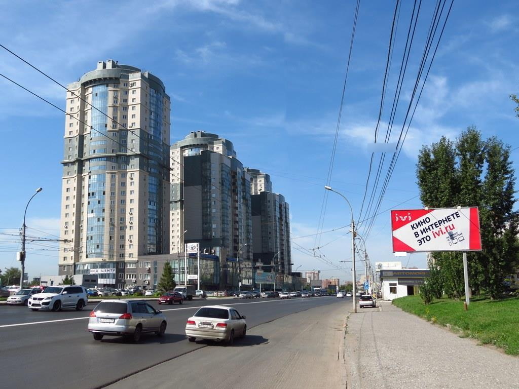 Фотография рекламного носителя, тип: Билборд 3x6, адрес: Фрунзе ул., д.67, поз.2, Новосибирск, Новосибирская область, Россия. Сторона А №92259
