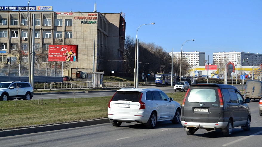 Фотография рекламного носителя, тип: Билборд 3x6, адрес: Набережночелнинский пр-т., д.41, Набережные Челны, Республика Татарстан, Россия. Сторона B №92574