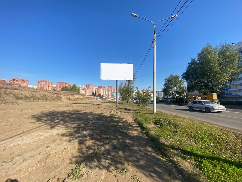 Фотография рекламного носителя, тип: Билборд 3x6, адрес: 60 лет СССР ул., д.61, Красноярск, Красноярский край, Россия. Сторона Б №1326005