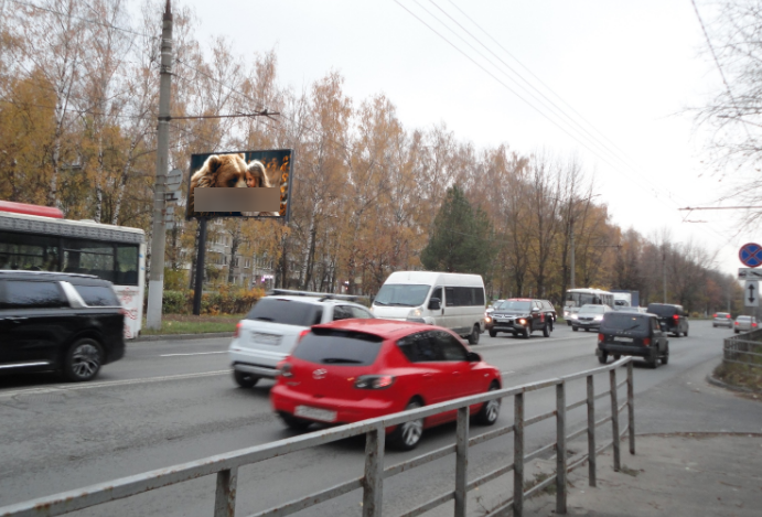 Фотография рекламного носителя, тип: Билборд 3x6, адрес: Строителей пр-т., д.46, Владимир, Владимирская область, Россия. Сторона Б1 №394023