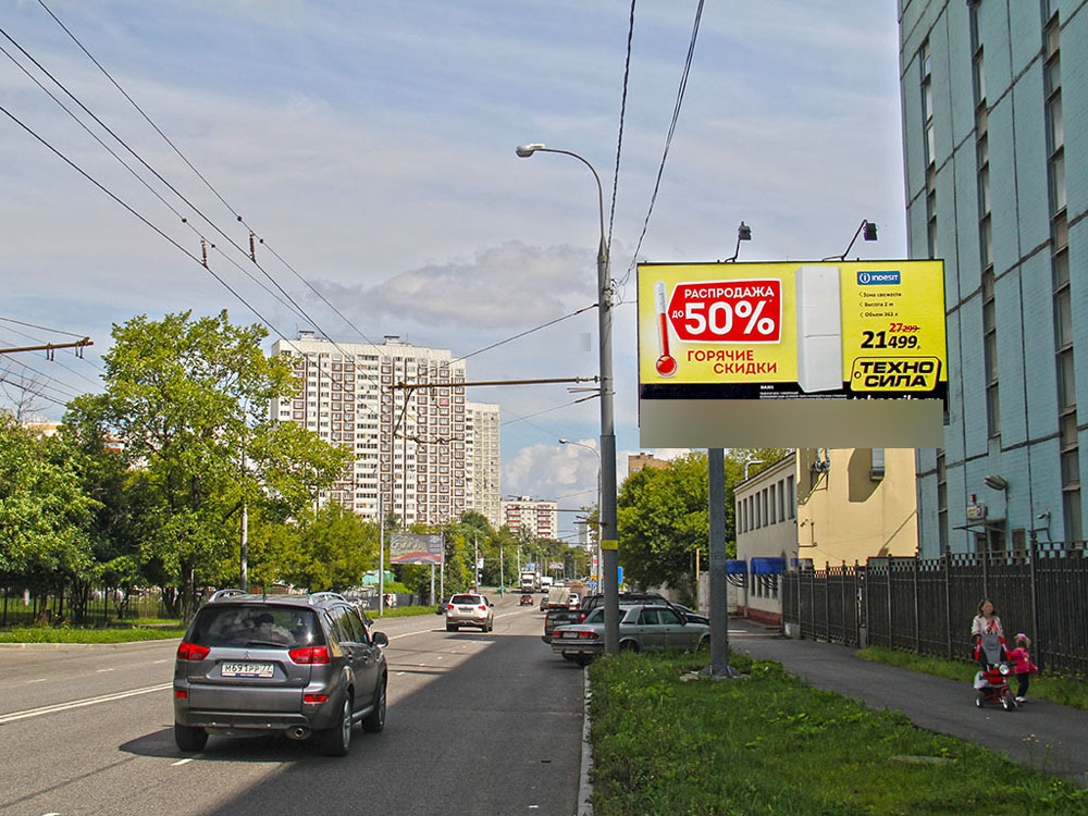 Фотография рекламного носителя, тип: Билборд 3x6, адрес: Беломорская ул., д.38А, Москва, Россия. Сторона A №81340