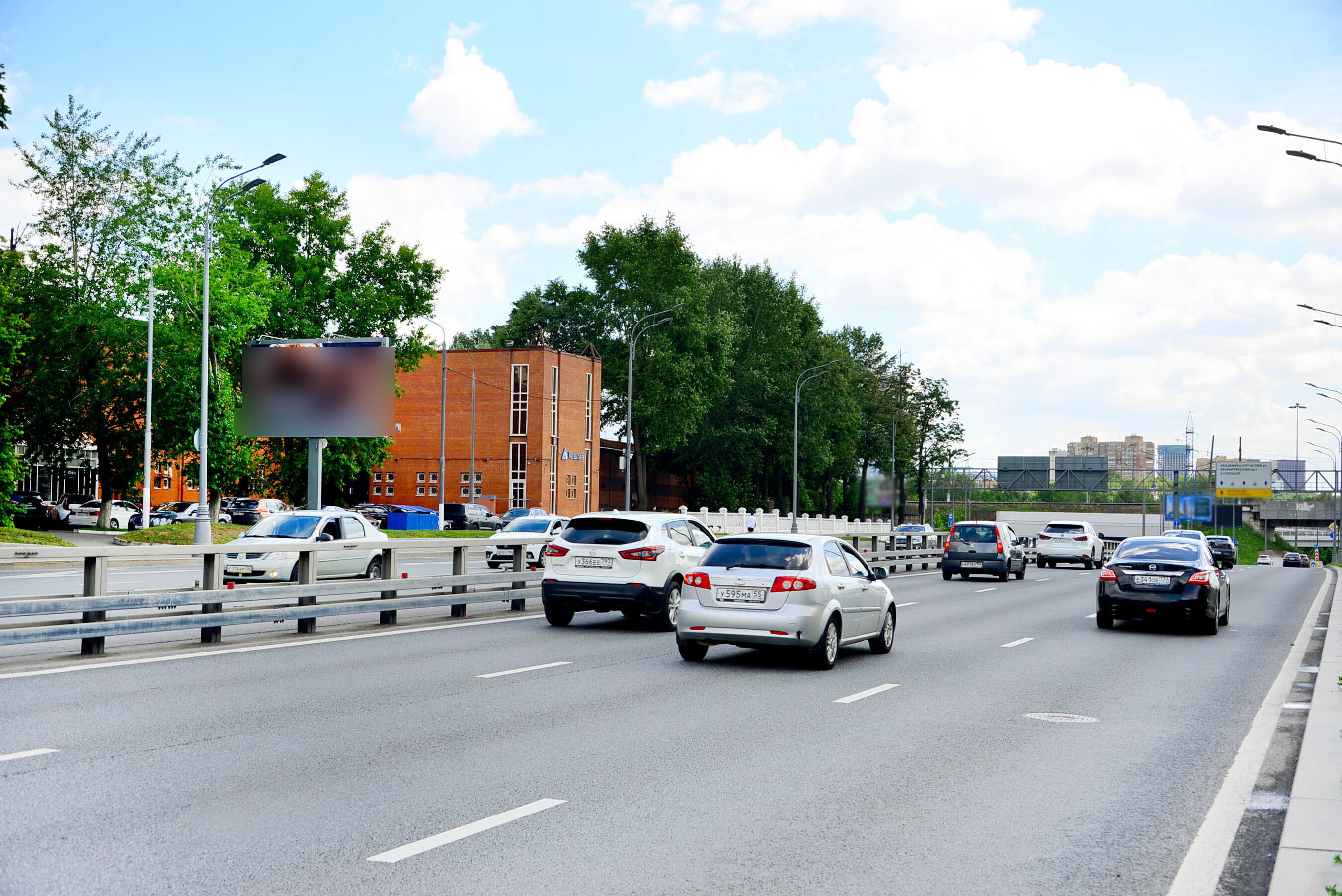Фотография рекламного носителя, тип: Билборд 3x6, адрес: Волоколамское ш., д.86-88, Москва, Россия. Сторона Б №278220