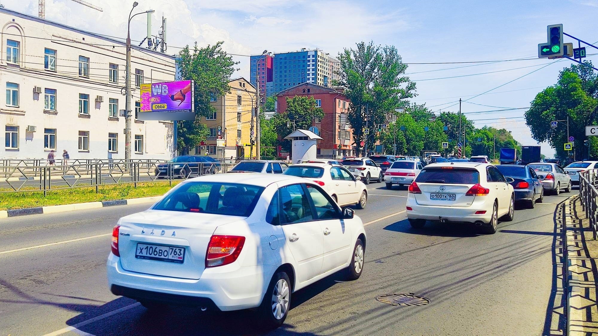 Фотография рекламного носителя, тип: Билборд 3x6, адрес: Гагарина ул., д.36, Самара, Самарская область, Россия. Сторона Б1 №960976