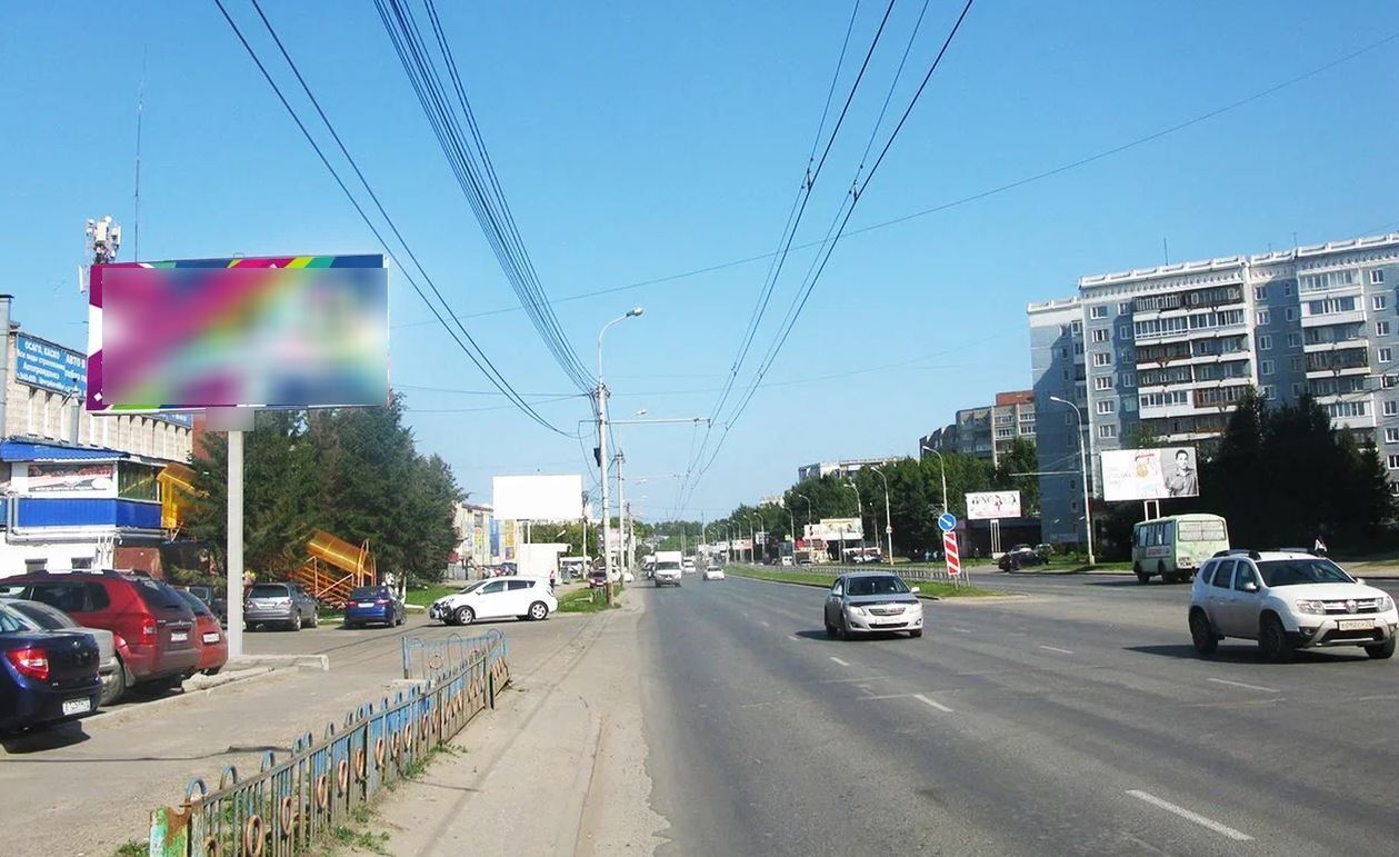 Фотография рекламного носителя, тип: Билборд 3x6, адрес: Мира ул., д.52, Томск, Томская область, Россия. Сторона Б №1008042