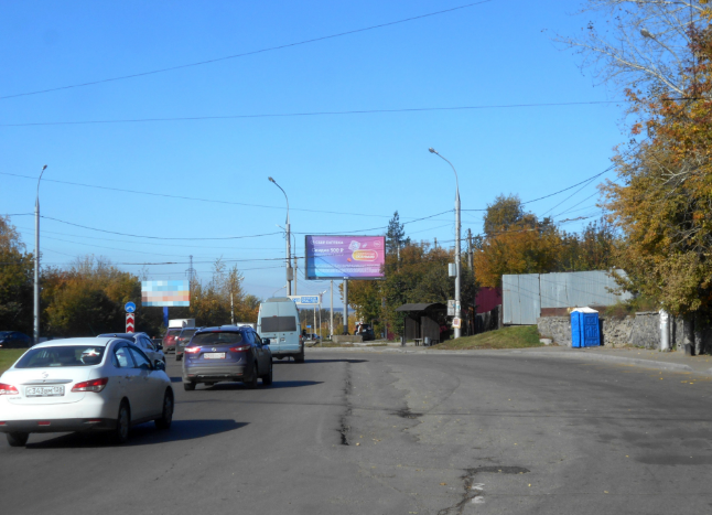 Фотография рекламного носителя, тип: Билборд 3x6, адрес: Конева Маршала ул., поз.1, Иркутск, Иркутская область, Россия. Сторона А №1327360