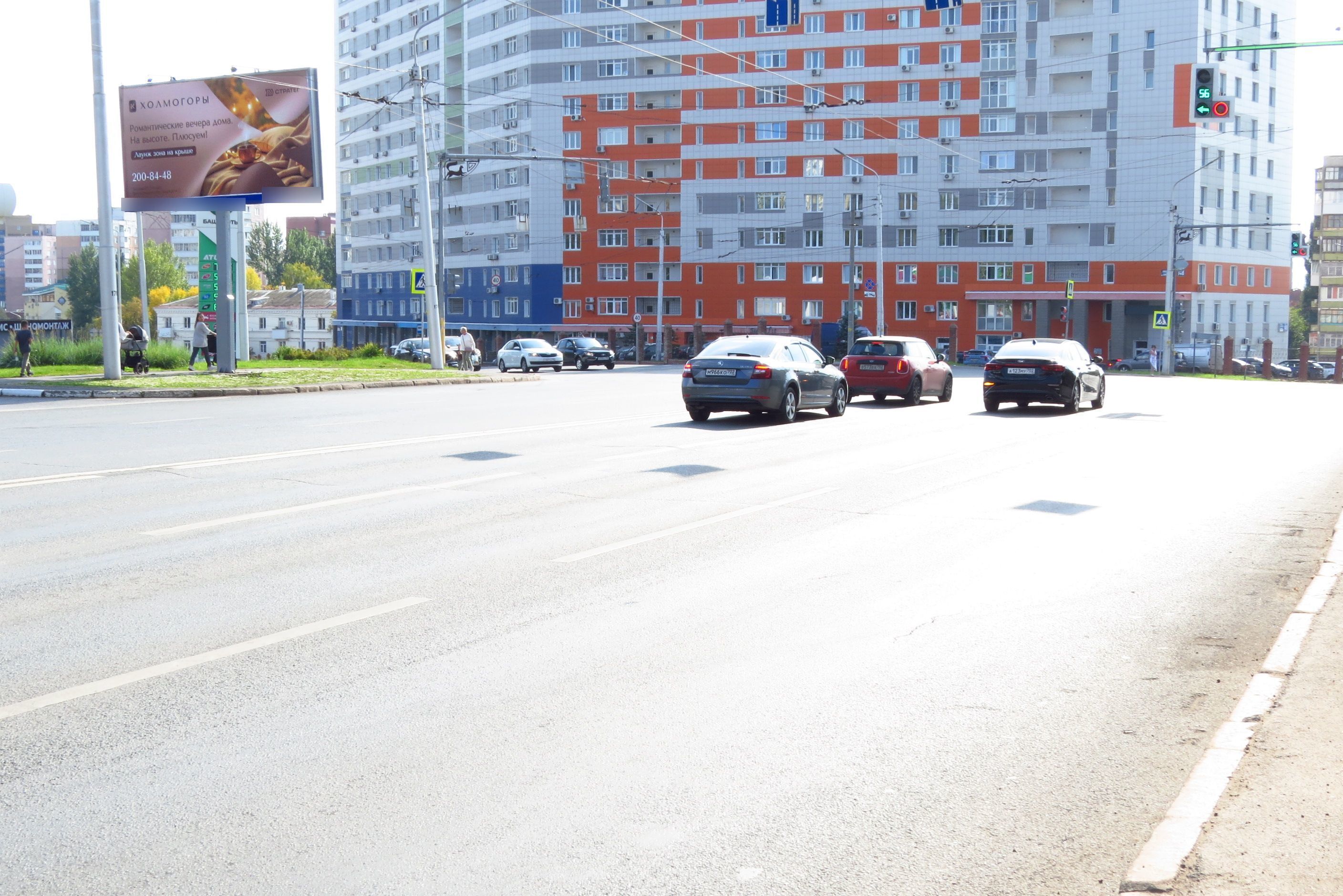 Фотография рекламного носителя, тип: Билборд 3x6, адрес: Комсомольская ул., рядом с АЗС №1, Уфа, Республика Башкортостан, Россия. Сторона Б №91909