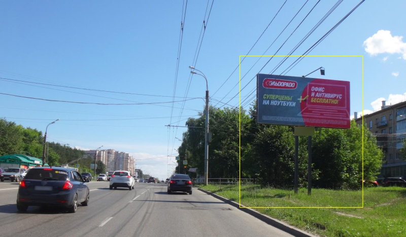 Фотография рекламного носителя, тип: Билборд 3x6, адрес: Воткинское ш., ГИБДД, Ижевск, Республика Удмуртия, Россия. Сторона A №670867