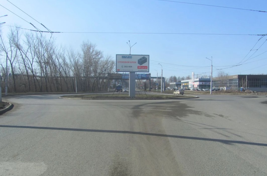 Фотография рекламного носителя, тип: Билборд 3x6, адрес: Ленина пр-т., кольцо МЕТРО, Стерлитамак, Республика Башкортостан, Россия. Сторона A1-A10 №1338221