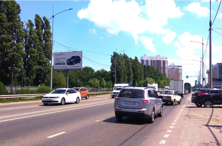 Фотография рекламного носителя, тип: Билборд 3x6, адрес: Бородинская ул., д.158, Краснодар, Краснодарский край, Россия. Сторона Б №85034