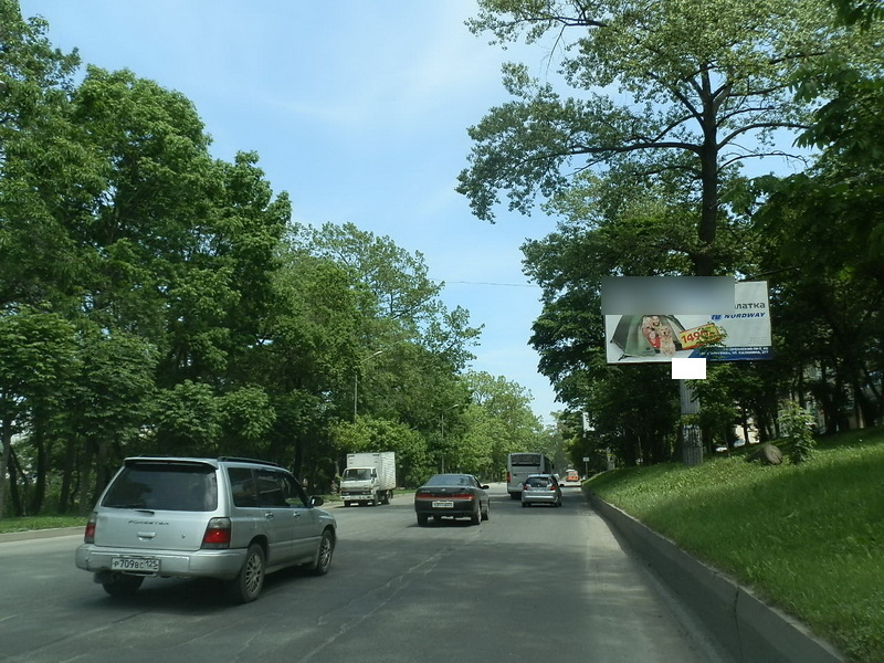 Фотография рекламного носителя, тип: Билборд 3x6, адрес: Калинина ул., д.31, Владивосток, Приморский край, Россия. Сторона A №88786