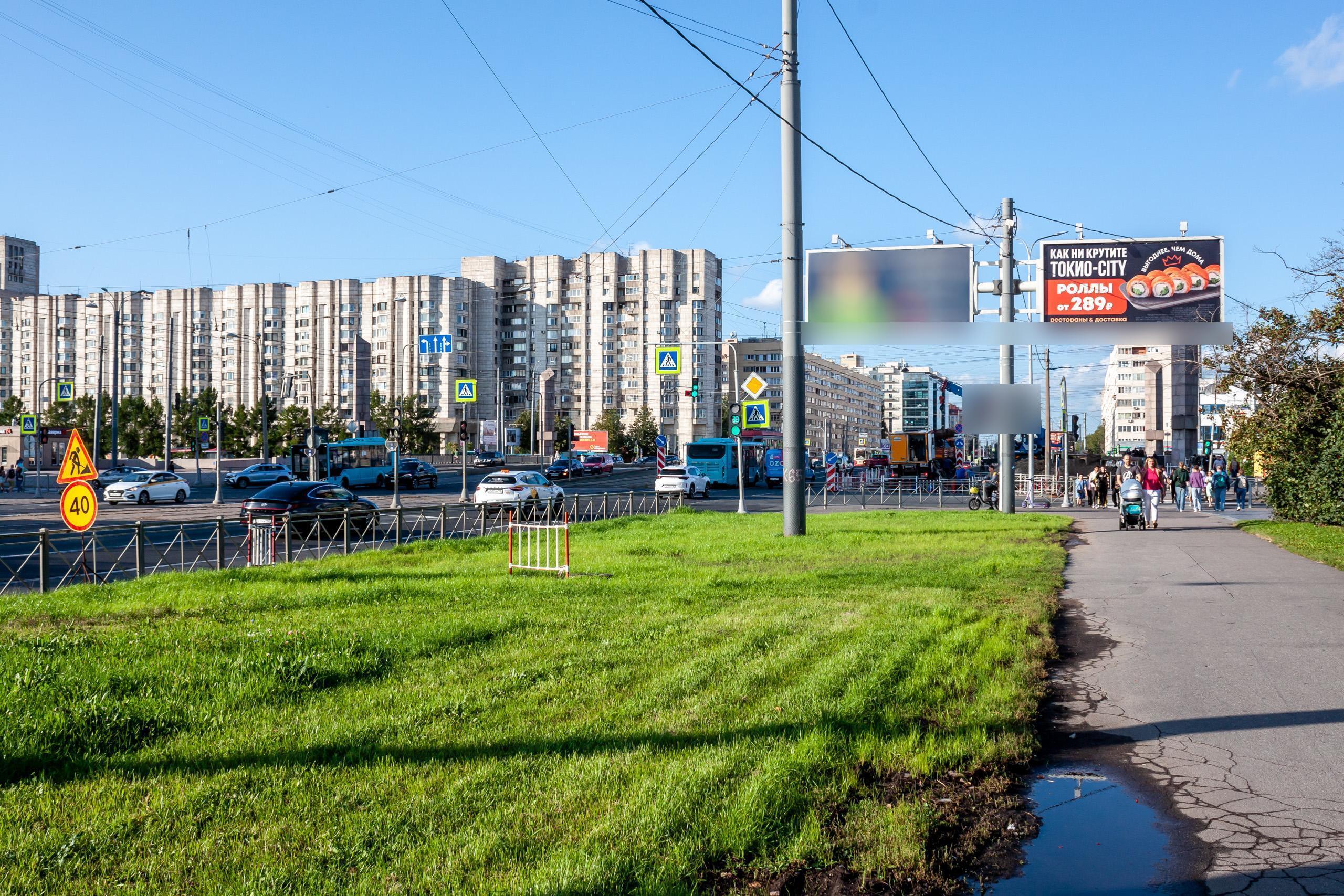 Фотография рекламного носителя, тип: Билборд 3x6, адрес: Наличная ул. Х Новосмоленская наб., Санкт-Петербург, Россия. Сторона А2 №519962