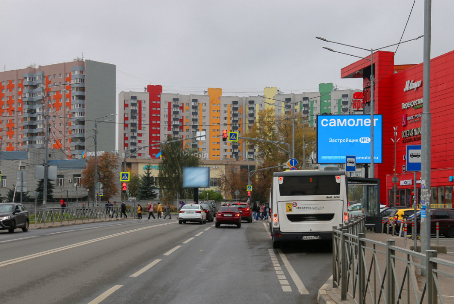 Фотография рекламного носителя, тип: Ситиборд 2.7x3.7, адрес: Шараповский пр-зд., вл.2, Мытищи, Московская область, Россия. Сторона А1 №113104