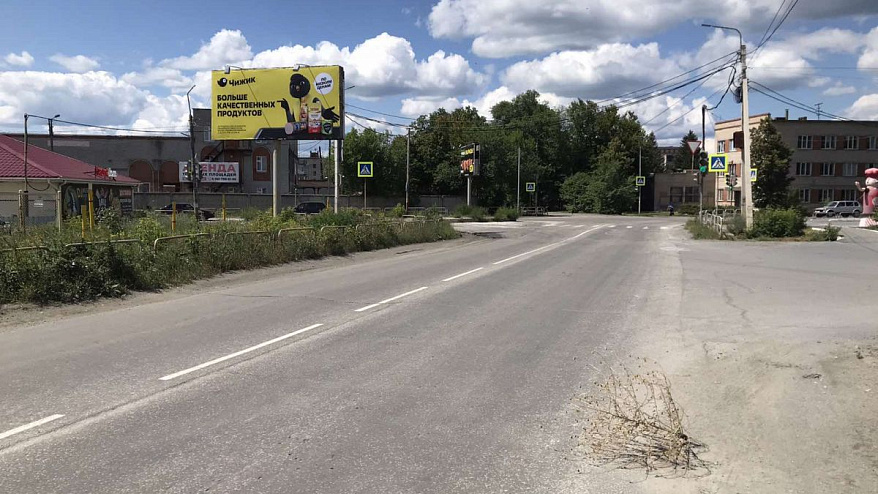 Фотография рекламного носителя, тип: Билборд 3x6, адрес: Суворова ул., д.31 Х Дзержинского ул., Чебаркуль, Челябинская область, Россия. Сторона B №200940
