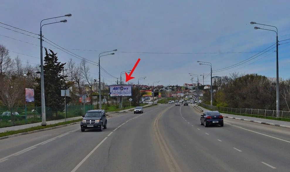 Фотография рекламного носителя, тип: Билборд 3x6, адрес: Фиолентовское ш., ДСК "Консоль", Севастополь, Россия. Сторона Б №799318