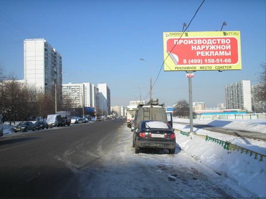 Фотография рекламного носителя, тип: Билборд 3x6, адрес: Ключевая ул., д.12, Москва, Россия. Сторона А №149890