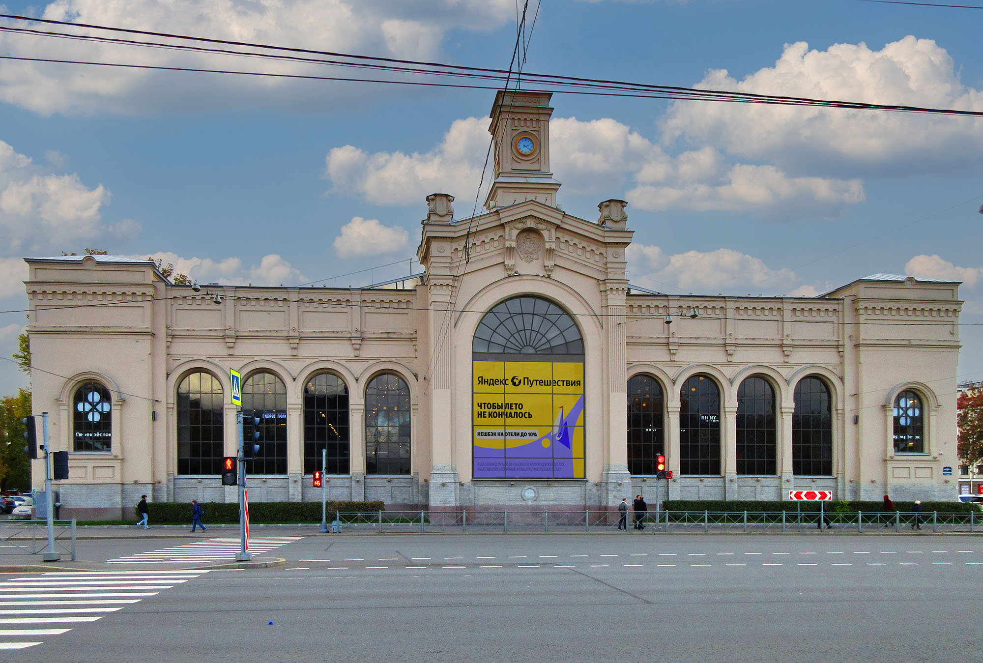 Фотография рекламного носителя, тип: Медиафасад, адрес: Обводного канала наб., д.118, корп.11, лит.ОБ. поз.1, Санкт-Петербург, Россия. Сторона A1-А10 №1377795