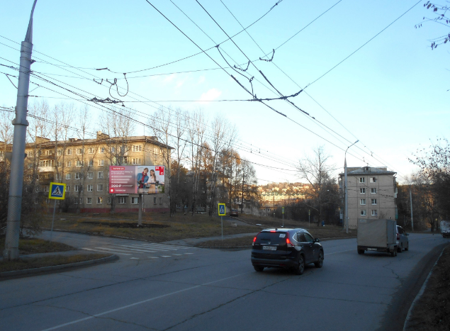 Фотография рекламного носителя, тип: Билборд 3x6, адрес: Юбилейный мкр., Иркутск, Иркутская область, Россия. Сторона Б1 №85480