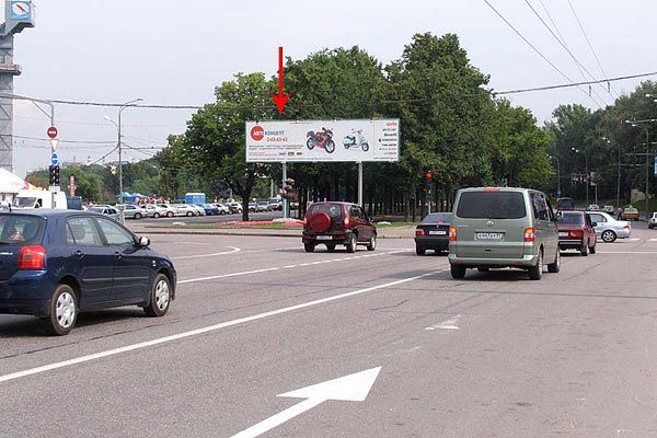 Фотография рекламного носителя, тип: Билборд 3x6, адрес: Университетская пл., д.21, Москва, Россия. Сторона A1 №65650