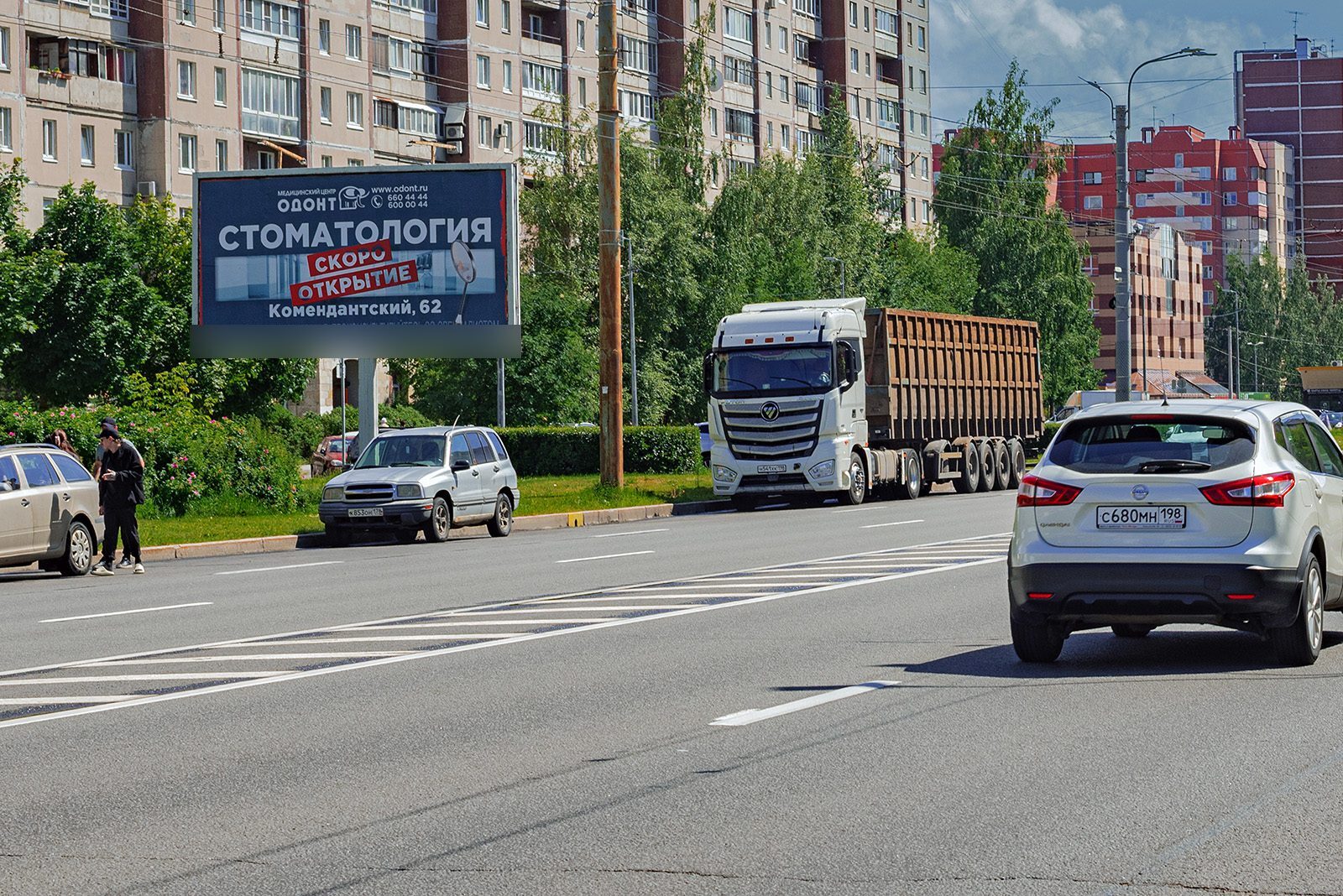 Фотография рекламного носителя, тип: Билборд 3x6, адрес: Комендантский пр-т., д.37, корп.1, Санкт-Петербург, Россия. Сторона В №165624