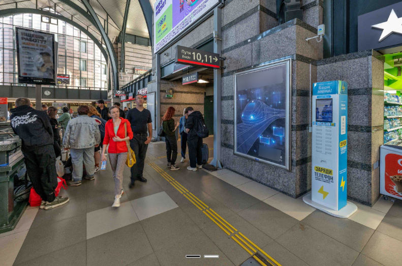 Фотография рекламного носителя, тип: Постер/баннер, адрес: ЖД вокзал «Ладожский», Заневский пр-т., д.73, Санкт-Петербург, Россия. Сторона/вариант А №991152