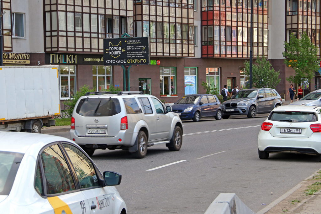 Фотография рекламного носителя, тип: Нестандартный билборд, адрес: Европейский пр-т., д.5, Кудрово, Ленинградская область, Россия. Сторона B №717332