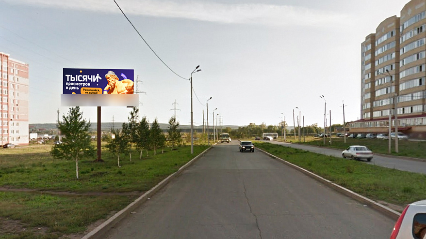 Фотография рекламного носителя, тип: Билборд 3x6, адрес: Ю. Аминова ул. Х Шевченко ул., Альметьевск, Республика Татарстан, Россия. Сторона Б №952740