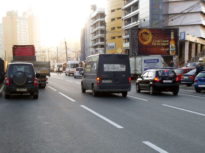Фотография рекламного носителя, тип: Билборд 3x6, адрес: Хошимина ул., д.13, корп.1 Х Просвещения пр-т., Санкт-Петербург, Россия. Сторона А №164501