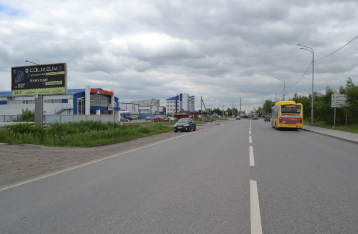Фотография рекламного носителя, тип: Билборд 3x6, адрес: Щербакова ул., д.213, Тюмень, Тюменская область, Россия. Сторона Б №1023945