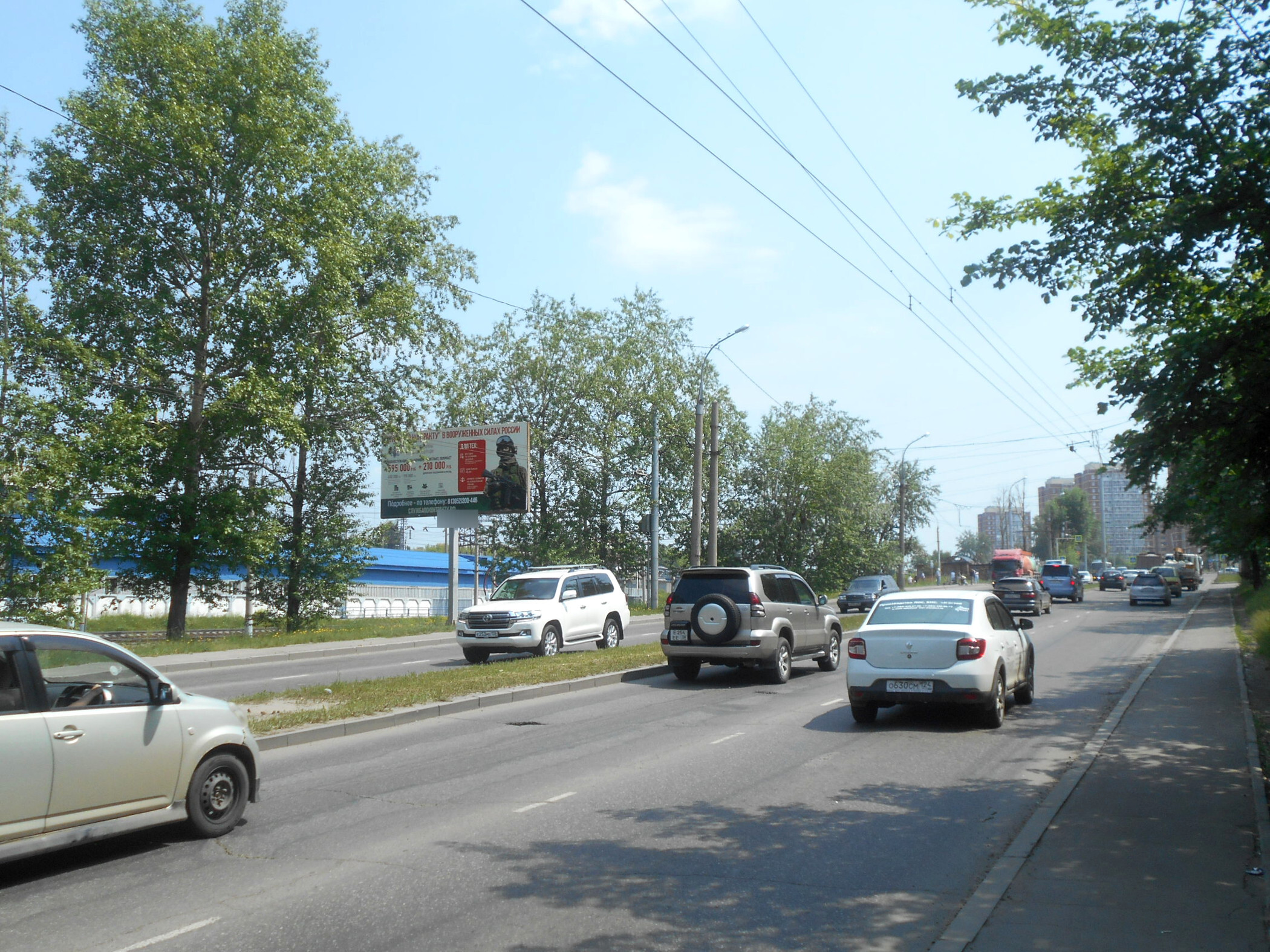 Фотография рекламного носителя, тип: Билборд 3x6, адрес: Объездная а/д, Университетский мкрн., поз.1, Иркутск, Иркутская область, Россия. Сторона Б №836454
