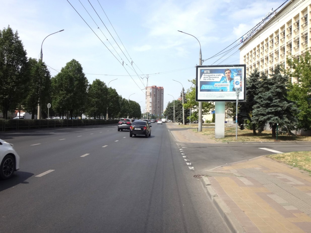 Фотография рекламного носителя, тип: Ситиборд 2.7x3.7, адрес: Трамвайная ул., д.5, Краснодар, Краснодарский край, Россия. Сторона А1-А7 №540223