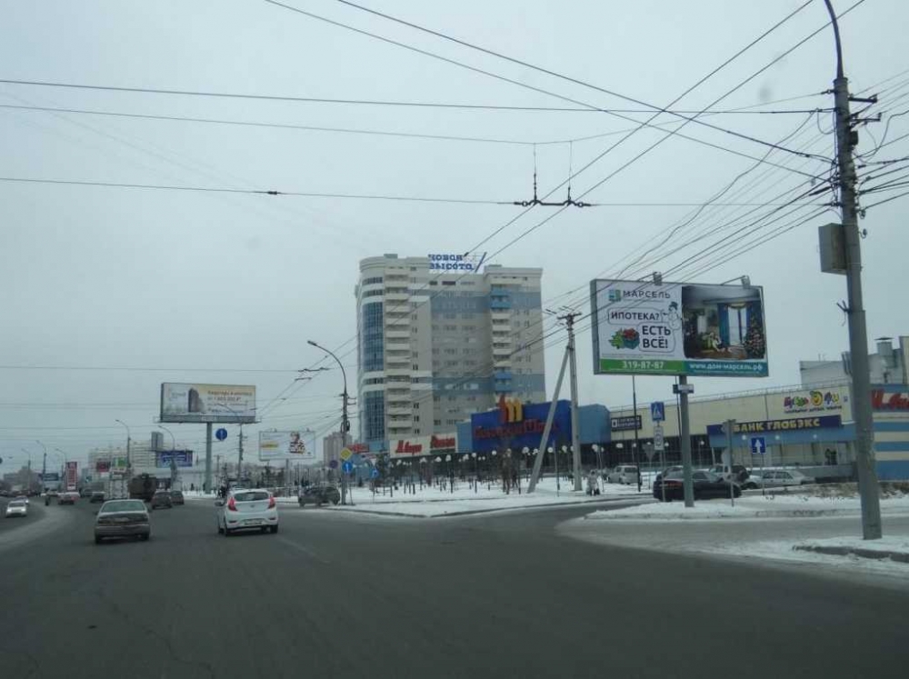 Фотография рекламного носителя, тип: Билборд 3x6, адрес: Фрунзе ул., д.236, Новосибирск, Новосибирская область, Россия. Сторона A №184653