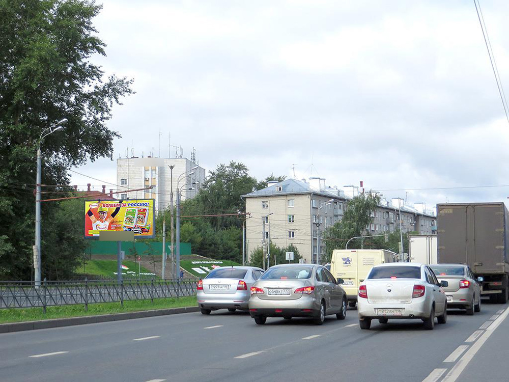 Фотография рекламного носителя, тип: Билборд 3x6, адрес: Краснококшайская ул., д.131, Казань, Республика Татарстан, Россия. Сторона B №232071