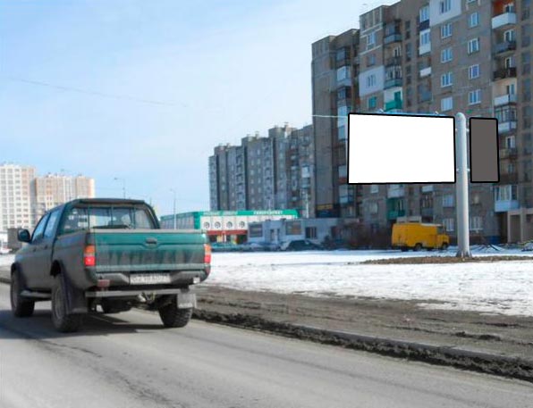Фотография рекламного носителя, тип: Билборд 3x6, адрес: Горького ул. Х Гайдара ул., Калининград, Калининградская область, Россия. Сторона А №221720