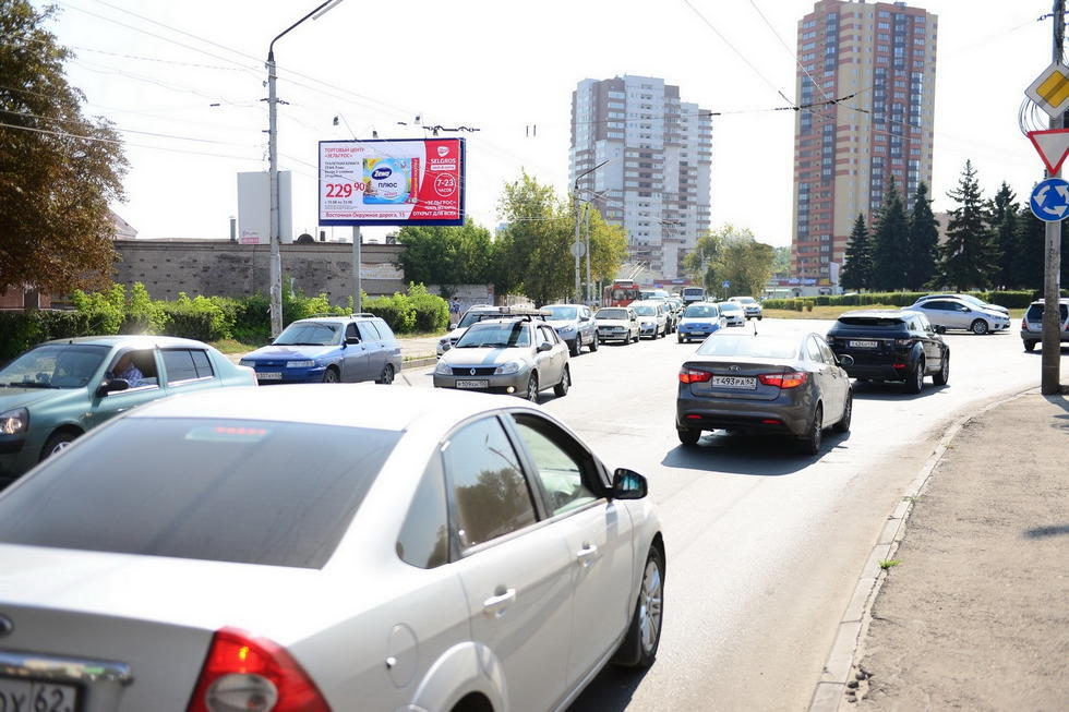 Фотография рекламного носителя, тип: Билборд 3x6, адрес: Грибоедова ул., д.8, Рязань, Рязанская область, Россия. Сторона Б №156531