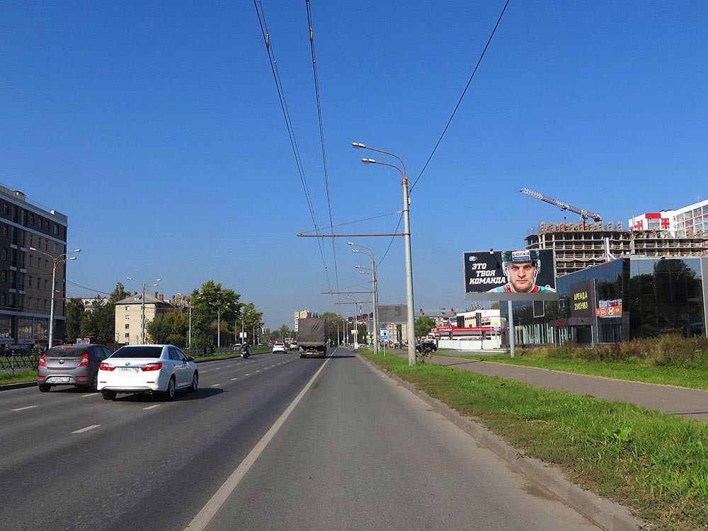 Фотография рекламного носителя, тип: Билборд 3x6, адрес: Краснококшайская ул., д.119, напротив, Казань, Республика Татарстан, Россия. Сторона A №232072