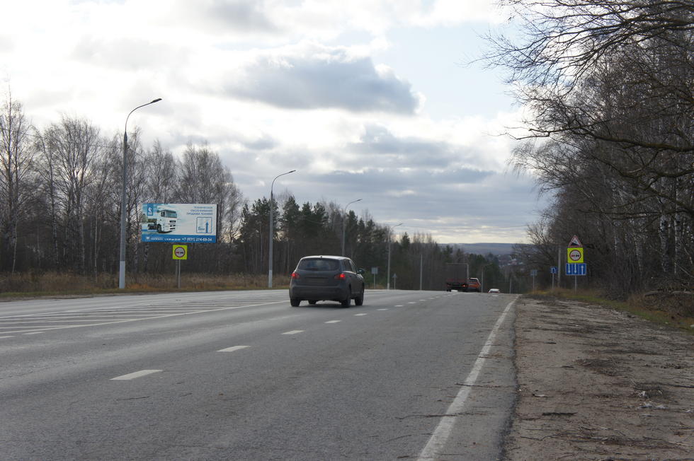 Фотография рекламного носителя, тип: Билборд 3x6, адрес: Окский пос., Дорожная ул., ост. Сады 2, поз.2, Нижегородская область, Россия. Сторона B №182790