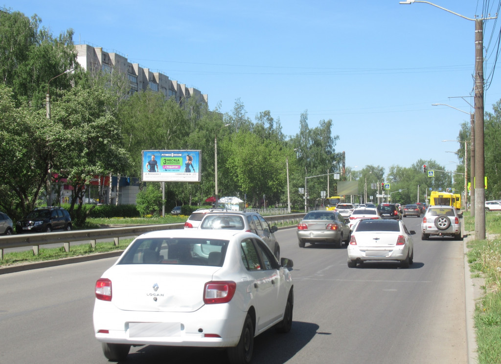 Фотография рекламного носителя, тип: Билборд 3x6, адрес: Машиностроителей пр-т., д.10, Ярославль, Ярославская область, Россия. Сторона Б №225082