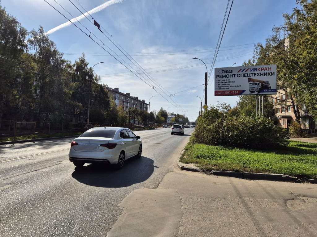 Фотография рекламного носителя, тип: Билборд 3x6, адрес: Ташкентская ул., д.88, Иваново, Ивановская область, Россия. Сторона A №1384930