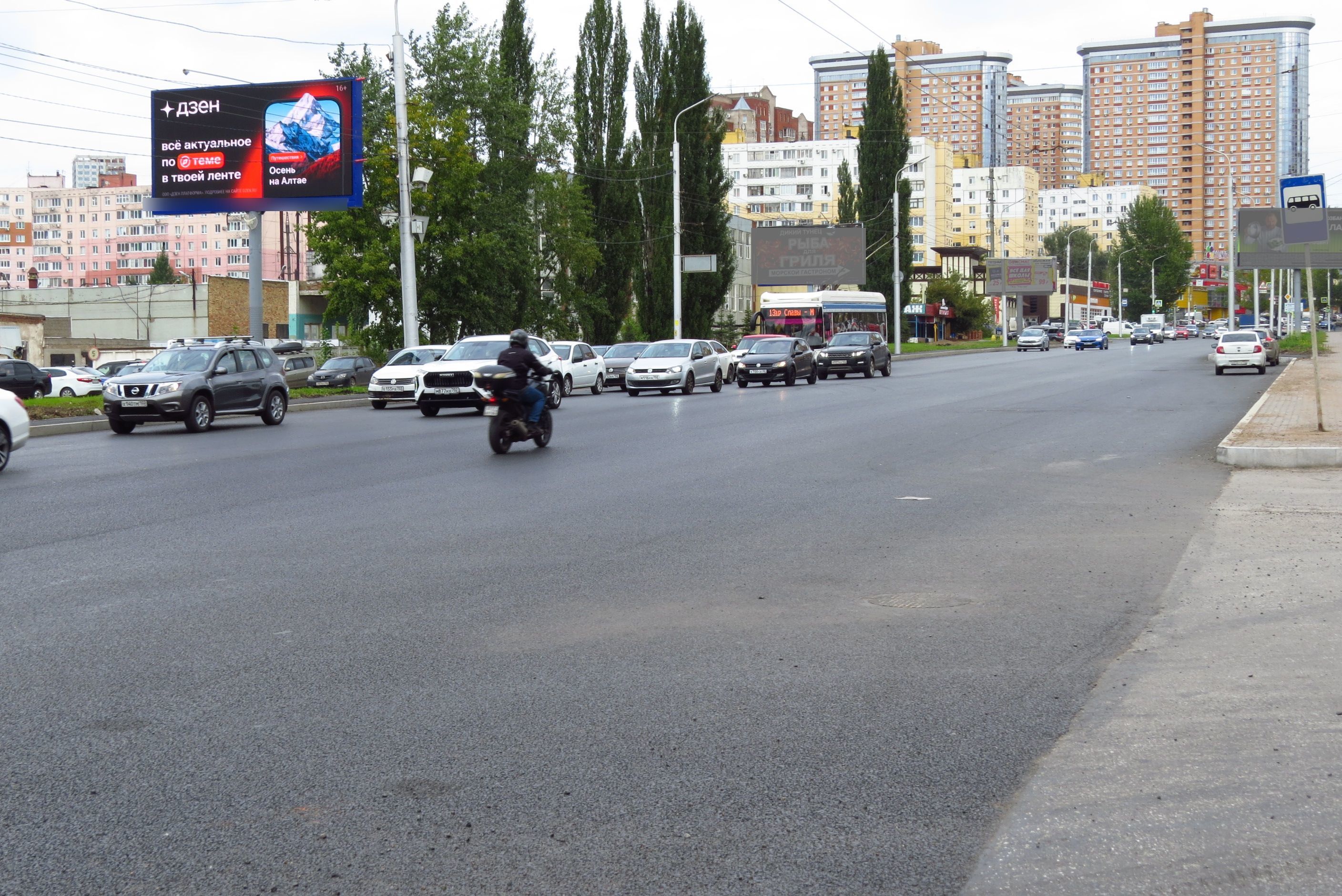 Фотография рекламного носителя, тип: Билборд 3x6, адрес: Бакалинская ул., д.90/1, Уфа, Республика Башкортостан, Россия. Сторона Б1 №91922