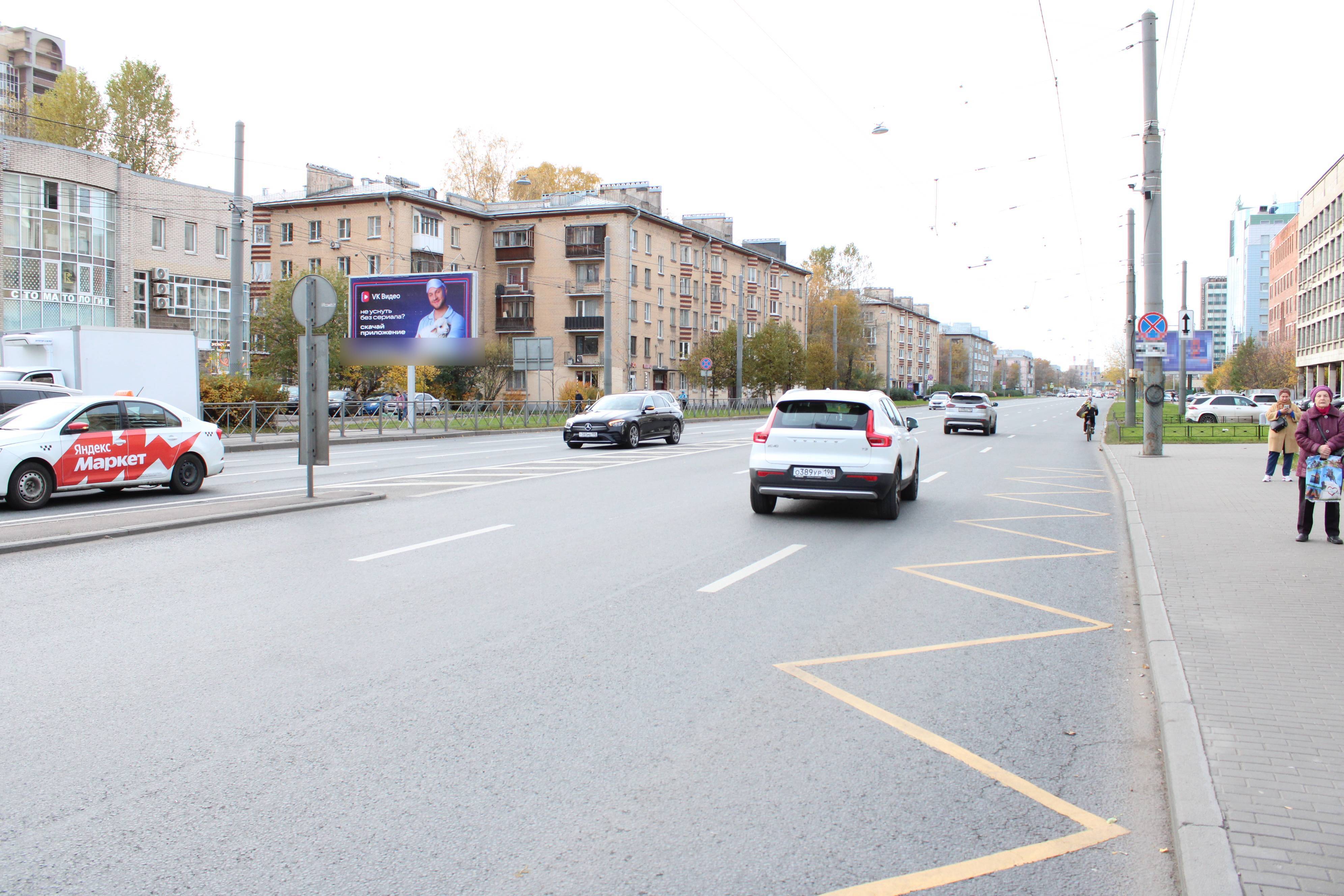 Фотография рекламного носителя, тип: Билборд 3x6, адрес: Благодатная ул., д.33 Х Варшавская ул., Санкт-Петербург, Россия. Сторона Б1 №106327