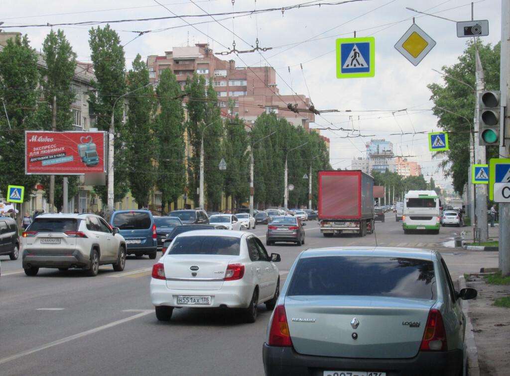 Фотография рекламного носителя, тип: Билборд 3x6, адрес: Ленинский пр-т., д.13, Воронеж, Воронежская область, Россия. Сторона Б1-Б3 №111641