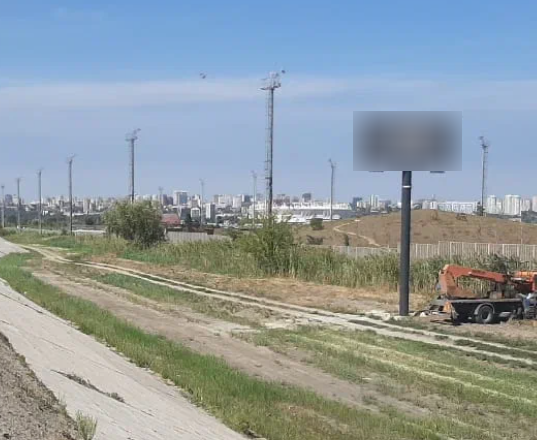 Фотография рекламного носителя, тип: Билборд 3x6, адрес: Южный под-д., 2 850м, Батайск, Ростовская область, Россия. Сторона А №1332710