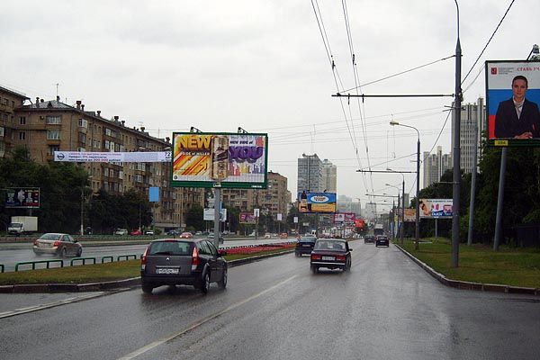 Фотография рекламного носителя, тип: Билборд 3x6, адрес: Вернадского пр-т., д.8, Москва, Россия. Сторона A1 №65659