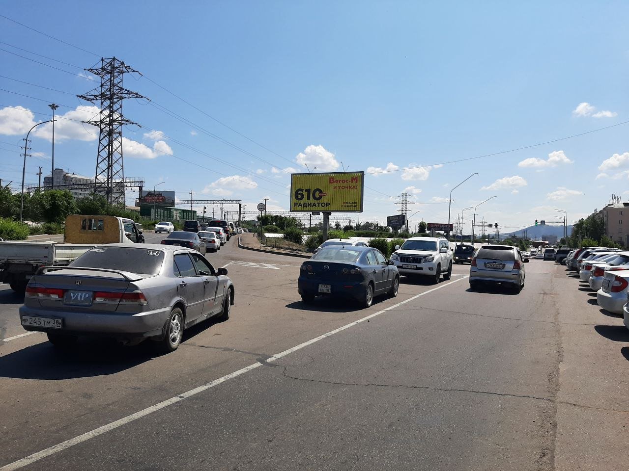 Фотография рекламного носителя, тип: Билборд 3x6, адрес: Борсоева ул. Х Сухэ-Батора ул., ИФНС№2, Улан-Удэ, Республика Бурятия, Россия. Сторона A1-A3 №979278