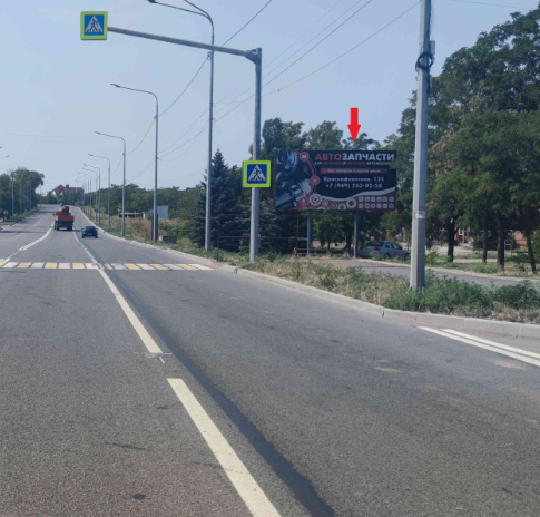 Фотография рекламного носителя, тип: Билборд 3x6, адрес: Краснофлотская ул., д.178, Мариуполь, Донецкая область, Россия. Сторона А №1336685
