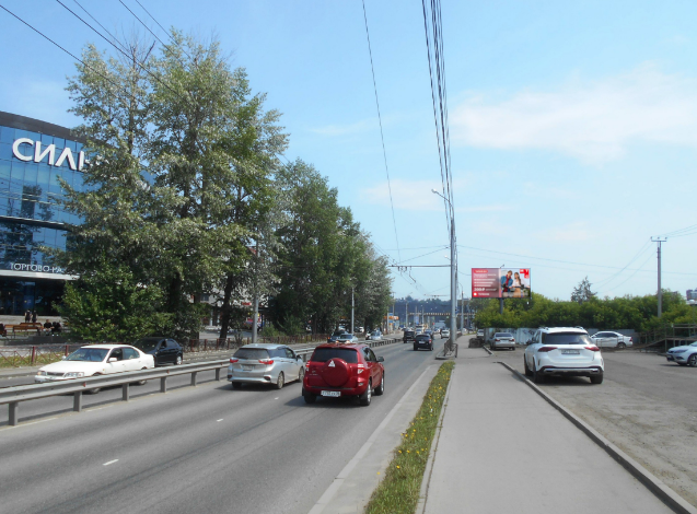 Фотография рекламного носителя, тип: Билборд 3x6, адрес: Сергеева ул., ТЦ "Гермес", напротив, Иркутск, Иркутская область, Россия. Сторона А1 №155277