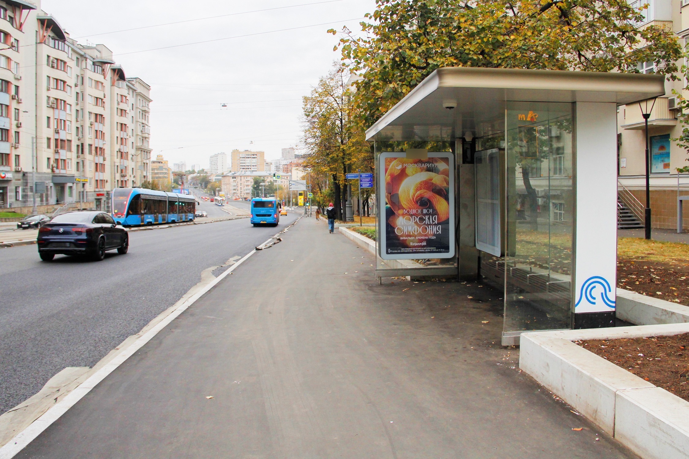 Фотография рекламного носителя, тип: Остановка 1.8x1.2, адрес: Преображенская ул., д.5-7, Москва, Россия. Сторона А №538760