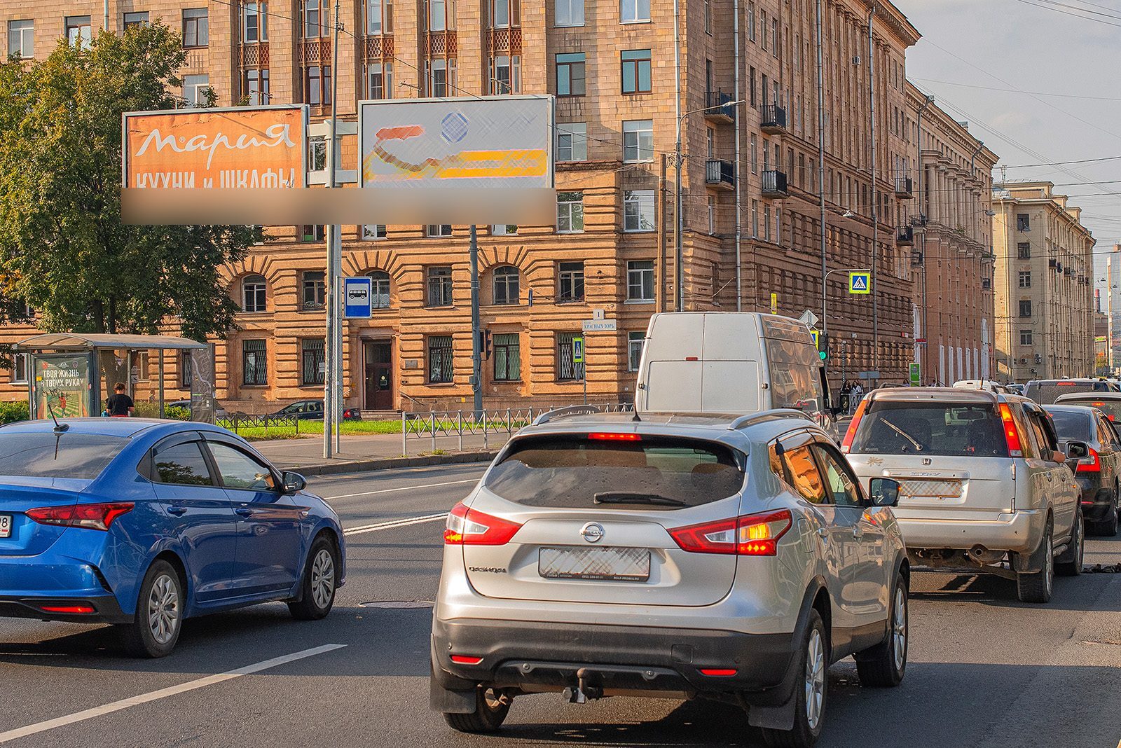 Фотография рекламного носителя, тип: Билборд 3x6, адрес: Бабушкина ул. Х Красных Зорь б-р., д.1, Санкт-Петербург, Россия. Сторона В2 №696047