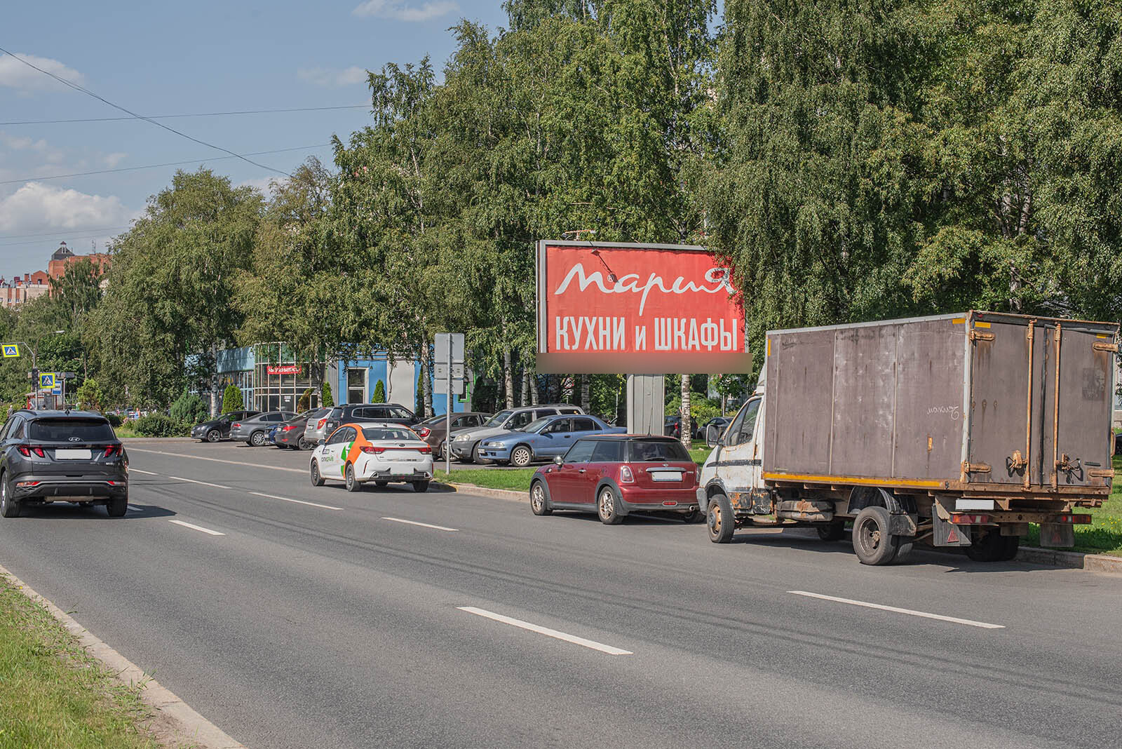 Фотография рекламного носителя, тип: Билборд 3x6, адрес: Северный пр-т., д.12, Санкт-Петербург, Россия. Сторона A №169261